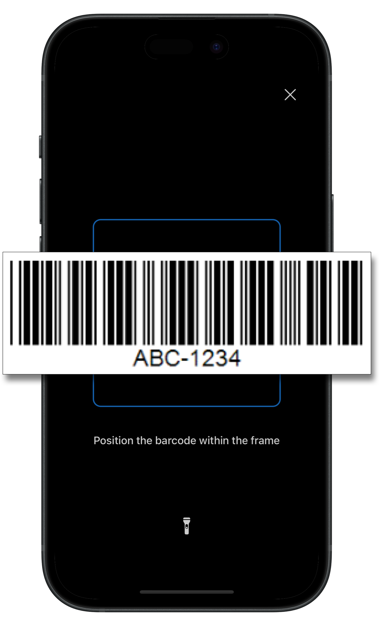 Barcode scanning feature