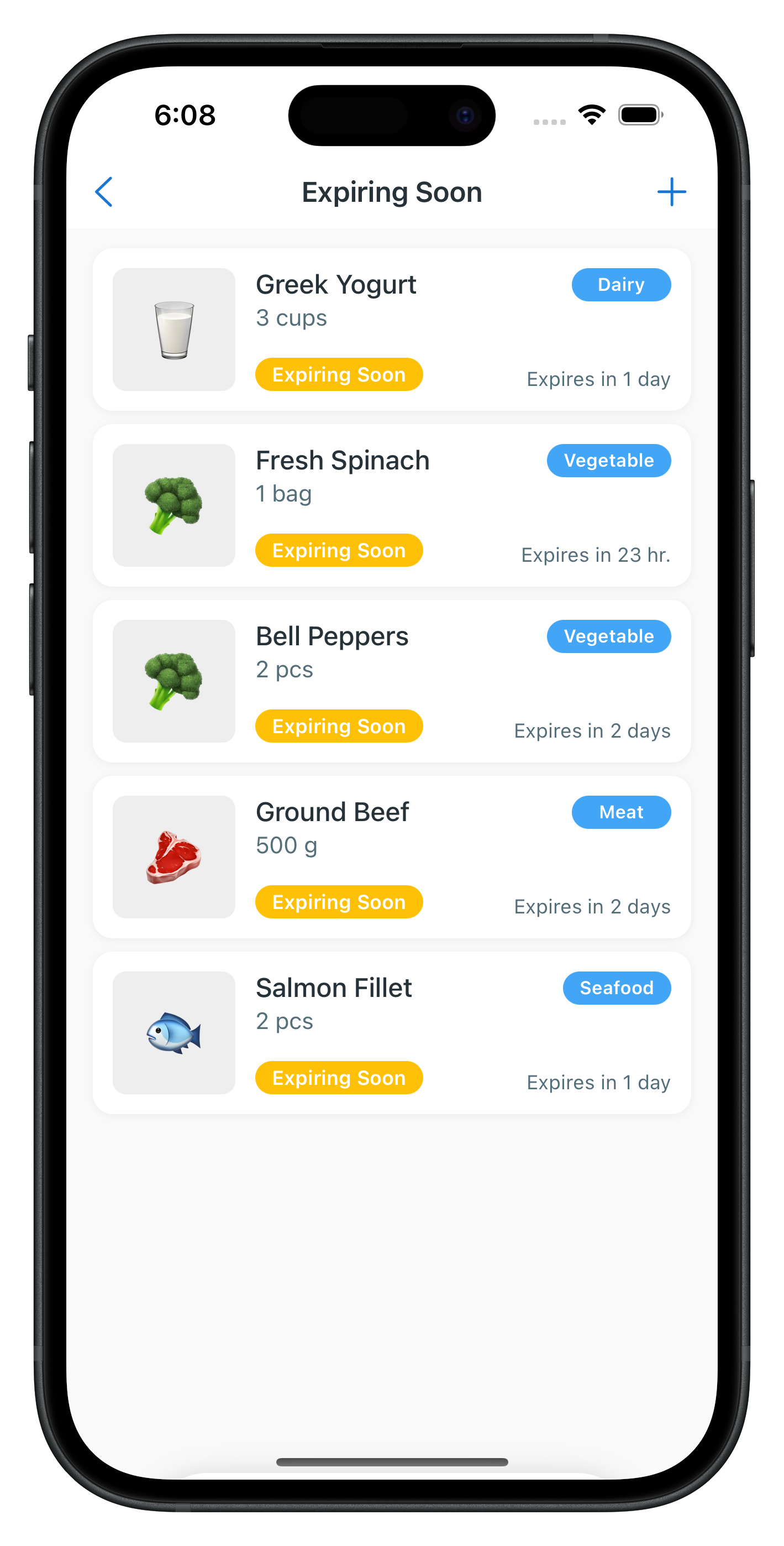 Expiration date tracking